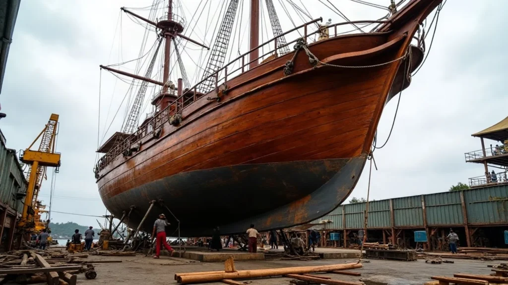 Refit and Repair Yards for Wooden and Fibreglass Boats in Sulawesi - Sulawesi boat refit and repair
